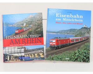Set van 2 spoorwegboeken thema De Rijn - Hardcover #8729