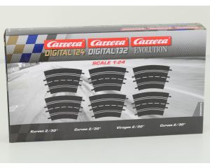 Schaal 1:24 Carrera 20020572 bocht 2/30° (6) #8784