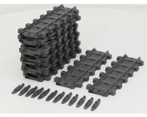 Playmobil 4384  RC-train rails 12x recht, Inc. verbindingstukken