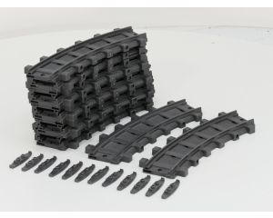 Playmobil 4385 RC-train rails 12x Bocht, Inc. verbindingstukken