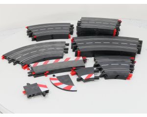 Schaal 1:24 Carrera gebogen wegdelen set #8858