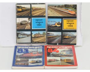 Set Spoorwegen 1981–1984 – Jaaroverzichten Nederlandse spoorwegen (Gerrit Nieuwenhuis) #8896