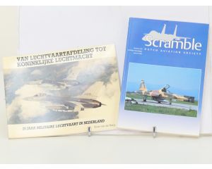 Set van 2 luchtvaartboeken – Nederlandse militaire luchtvaart & Scramble #8936