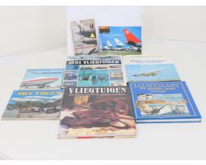 Set van 8 luchtvaartboeken – vliegtuigen & luchtvaartgeschiedenis #8941