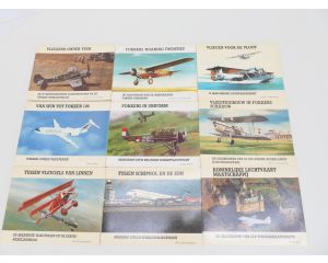 Set van 9 luchtvaartboeken – Fokker, KLM en militaire & civiele luchtvaart #8944
