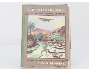 Langs den Luchtweg – van Amsterdam naar Batavia – N.V. Stoomkoffiebranderij en Theehandel Kanis & Gunnink #8948