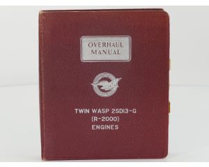 Pratt & Whitney Twin Wasp 2SD13-G (R-2000) – Overhaul Manual #8954