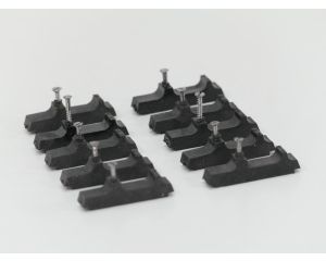 Schaal H0 Märklin 7171 geluidsisolerende strips en schroeven (voor M-rails) 120 stuks #9042