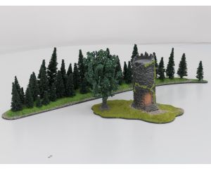 Schaal H0 Noch 58340 wachttoren-ruïne met scenery #9073