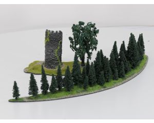 Schaal H0 Noch 58340 wachttoren-ruïne met scenery #9073