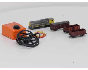 Schaal H0 Roco 4155, 4311C, 4028 en 4315 B goederentrein set van de NS #9197