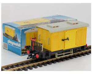 Playmobil 4102 goederenwagen geel