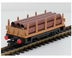 Playmobil 4105 rongenwagen met buizenlading