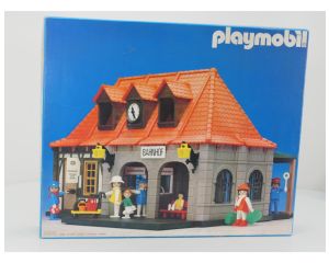 Playmobil 4300 stationsgebouw met handleiding OVP #9525