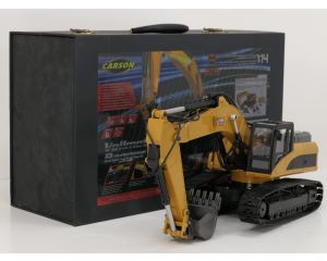 Schaal 1:14 CARSON 500907413 Metall Raupenbagger 23-Kanal RTR | RC Baumaschine Komplett-RTR #9395