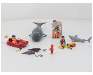 Playmobil 4489 Rubberboot met Potvis & Duikers VVP #9909