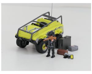 Playmobil 4446 Gangster Hovercraft met 4449 Gangster Amfibievoertuig en 4847 Schatzoeker VVP #9922