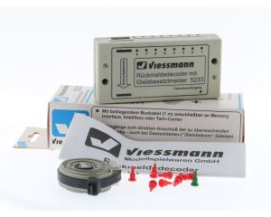 Schaal H0 Viessmann 5233 Terugmelddecoder met spoorbezetmelder #5255