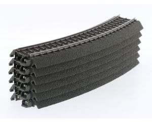 Schaal H0 Märklin 24224 C-Rails wisselbocht          R2 Radius 437,5 mm 24,3 graden 6st #1124