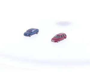 Schaal N Faller 232215 vakwerkhuis met garage en 2 wiking auto's #5523
