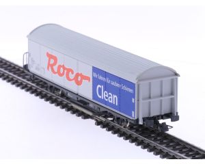 Schaal H0 Roco 46400 railreinigingswagen 'Roco Clean' van de SBB #5737