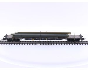 Schaal H0 Roco 47766 rongenwagen met stalen balken als lading van de CLF #5740