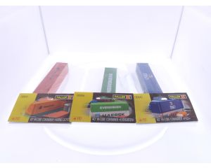 Schaal H0 Faller containers set 1 met 180843, 180846 & 180841 #5741