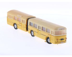 Schaal H0 Eheim 6105 gelede bus als voertuig op de weg crème-geel #5878