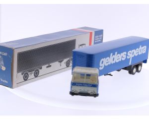 Schaal 1:50 Lion Car Nr.36 Daf 2800-3300 trekker met eurotrailer. gelders spetra #6083