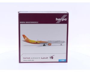 Schaal 1:500 Herpa 507523 Qatar Airways - Airbus A330-300 "Asian Games" Reg.Nr. A7-AED #6208