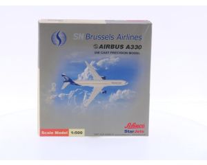 Schaal 1:500 Schuco/Star Jets 355 7607 SN Brussels Airlines - Airbus A330 Reg.Nr. GR #6212