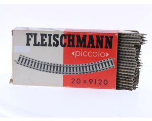 Schaal N Fleischmann 9120 gebogen rails R1 Radius 192 mm 45 graden 20st. #5964 