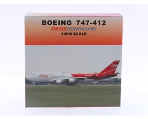 Schaal 1:500 NetModels BLFB500 Oasis Hong Kong Boeing 747-400 Reg.Nr. B-LFB #6330