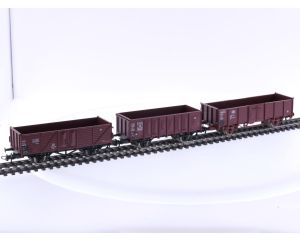 Schaal H0 Roco 46039, 46043 & 56277 goederenwagen set 3 st. van de DB #5757