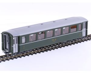 Schaal H0m Bemo 3255 110 personenrijtuig B 2640 2e kl. van de RhB #P211