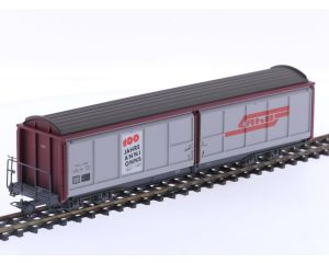Schaal H0m Bemo 2278-1 schuifwandwagen 5107 '100 Jahre Anni Ons' van de RhB #P213