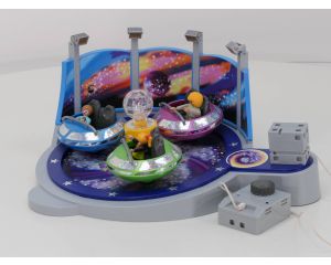 Playmobil Breakdance kermis 5554 samen met Playmobil 5556 Kermis Elektrische aandrijfmotor voor attracties #4572