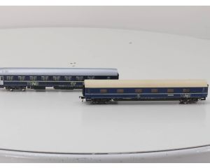 Schaal H0 Lima L30235 ''TEN'' Slaaprijtuig  DB - Fleischmann 5108 ''TEN'' Slaaprijtuig NS #3317