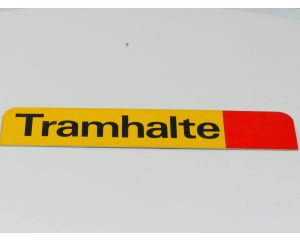 Top van Tramhalte bord