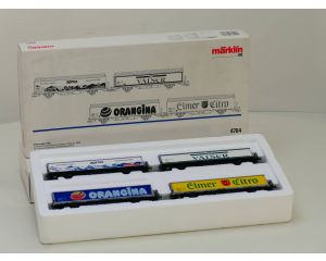 Schaal H0 Märklin 4784 Set van vier koelwagens #3551