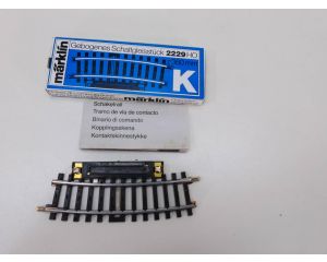 Schaal H0 Märklin 2229 gebogen schakelrail #3096