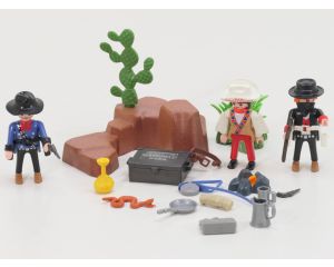 Playmobil cowboys en indiaan set 