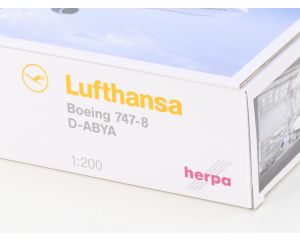 Schaal 1:200 Herpa 553759 Lufthansa Boeing 747-8 D-ABYA Intercontinental #5171