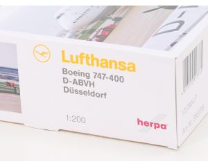 Schaal 1:200 Herpa 553735 Lufthansa Boeing 747-400 Reg. D-ABVH #5174