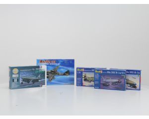 Schaal 1:72 5 bouwpakketten duitse straaljagers/ Me 626 2e wereldoorlog. #4164