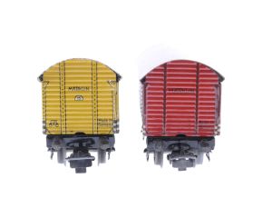 Schaal H0 Märklin 381.7 / 382.8 – Goederenwagen + Bananenwagen (1947–1950) – met originele verpakking #P53