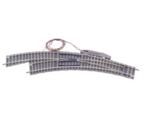 Schaal H0 Fleischmann 6143 profi-gleis paar gebogen wissels #3195