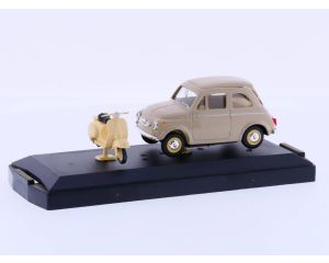 Schaal 1:43 Vitesse Fiat 500 + Vespa #2421