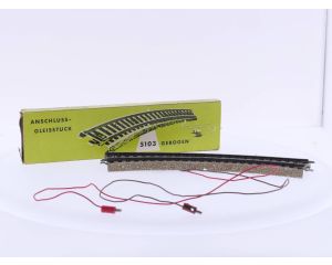 Schaal H0 Märklin 5103 M-rails gebogen aansluitrail #3869