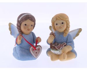 Goebel Nina & Marco figuren 2 engeltjes met heerlijke koeken #4614